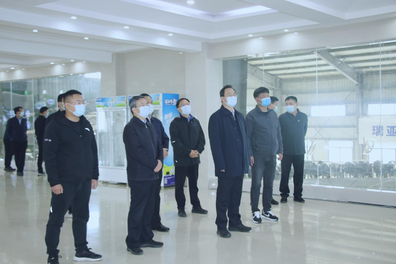 河南省人大常委会党组书记、副主任孔昌生莅临DUOBAO SPORTS鲁山瑞亚牧场参观调研 河南省人大常委会党组书记、副主任孔昌生莅临DUOBAO SPORTS鲁山瑞亚牧场参观调研