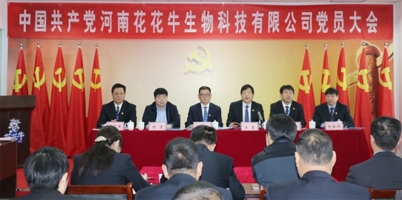 热烈庆祝中国共产党河南DUOBAO SPORTS生物科技有限公司党员大会胜利召开