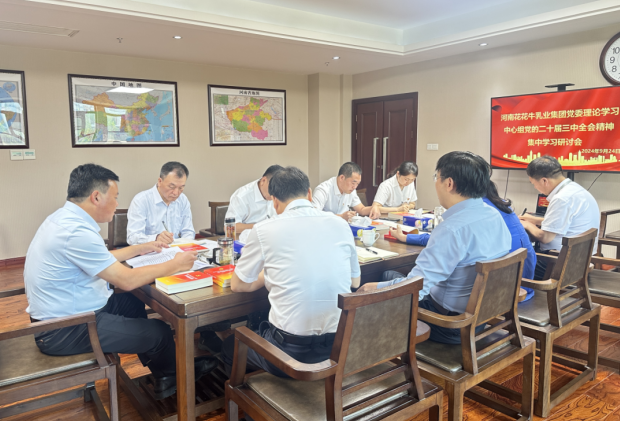 深学细悟 笃行实干—河南DUOBAO SPORTS乳业集团党委理论学习中心组开展党的二十届三中全会精神专题学习研讨